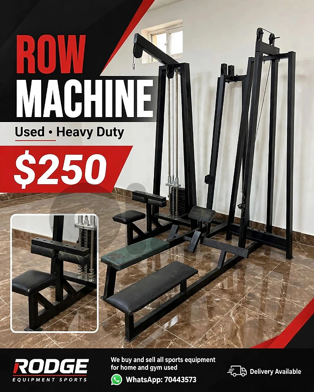 Row machine used heavy duty