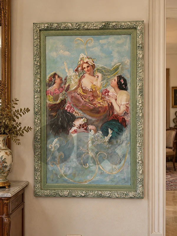 French Style Antique Painting