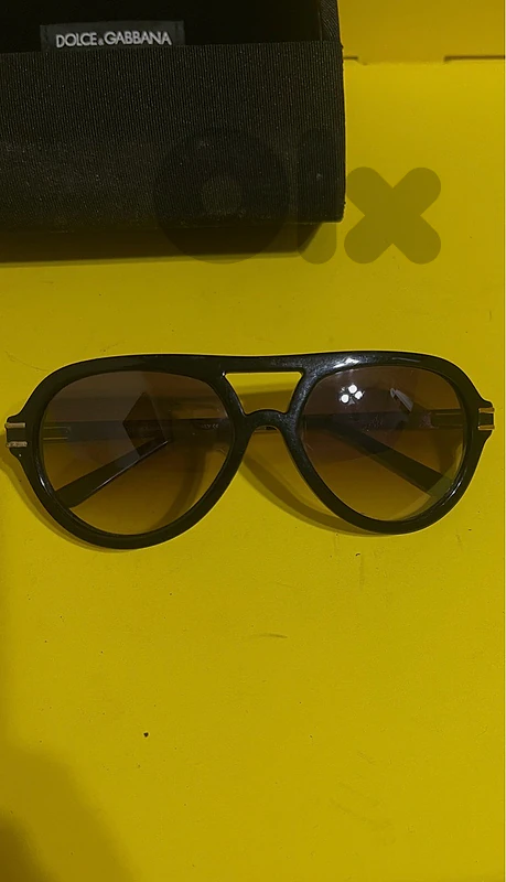 DOLCE GABANA black sunglasses size 58
