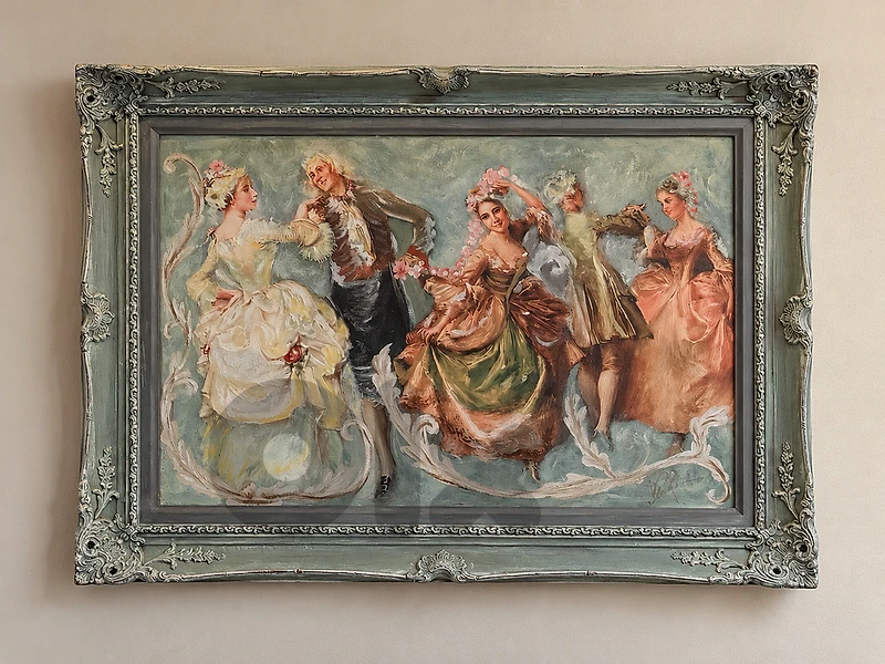 French Style Painting Danse de Salon