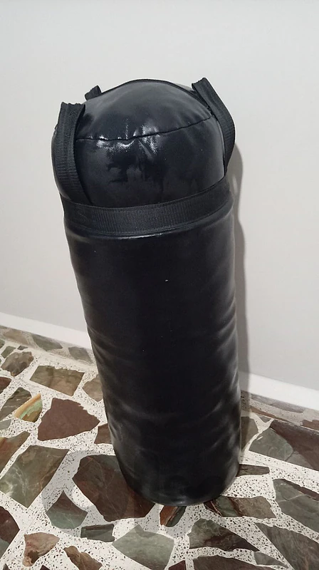 punching bag & boxing gloves