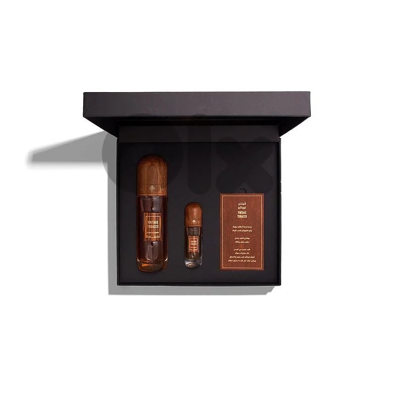 Ibrahim AlQurashi Vintage Tobacco Eau de Parfum Gift Box 100 mL + 10 mL (Unisex)