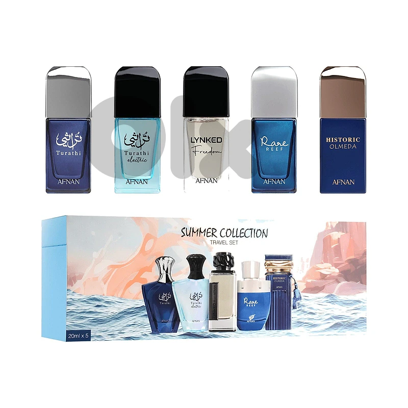 Afnan Summer Collection Travel Set Eau de Parfum 5 × 20 mL – Unisex