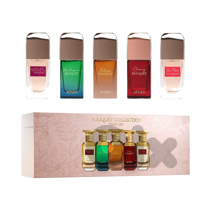 Afnan Bouquet Collection Travel Set Eau de Parfum 5 × 20 mL – Women