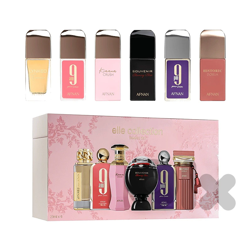 Afnan Elle Collection Travel Set Eau de Parfum 6 × 20 mL – Women