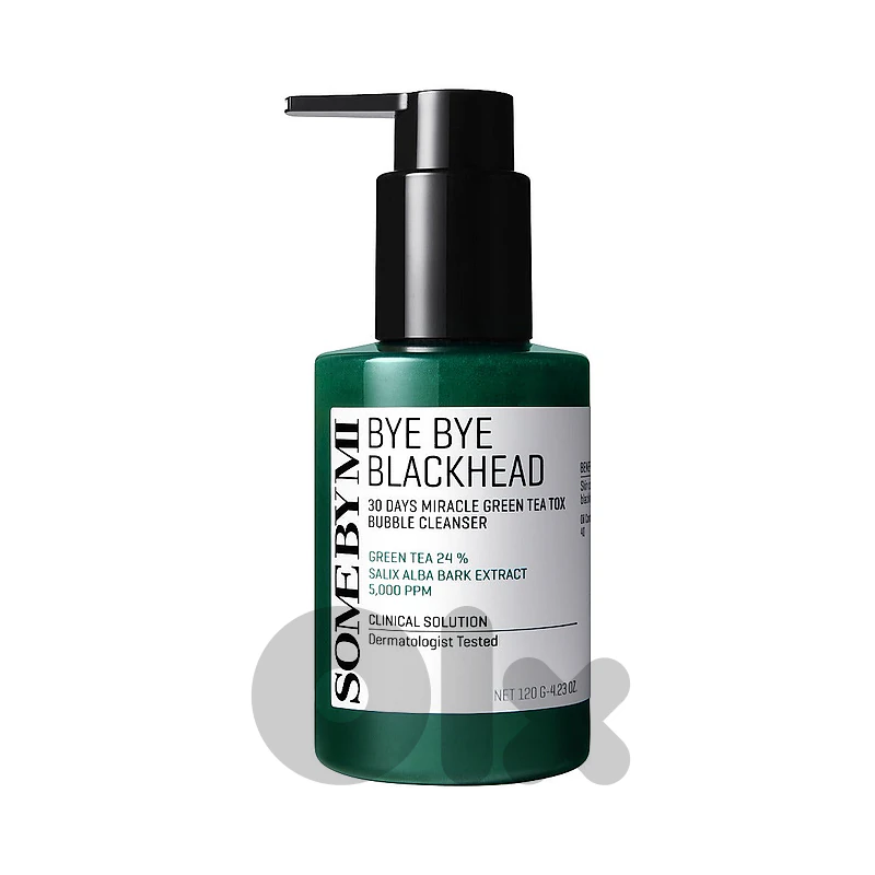 Some By Mi Bye Bye Blackhead 30 Days Miracle Green Tea Tox Bubble Cleanser 120 g