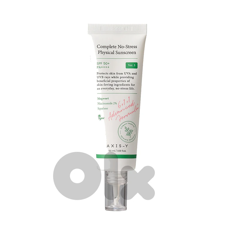 Axis-Y Complete No-Stress Physical Sunscreen V.3 SPF50+ PA++++ 50 mL