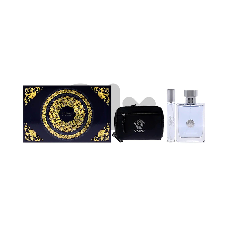 Versace Pour Homme Eau de Toilette 100 mL Gift Set – For Men