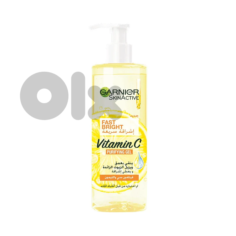 Garnier SkinActive Fast Bright Vitamin C Purifying Gel Wash 400 mL