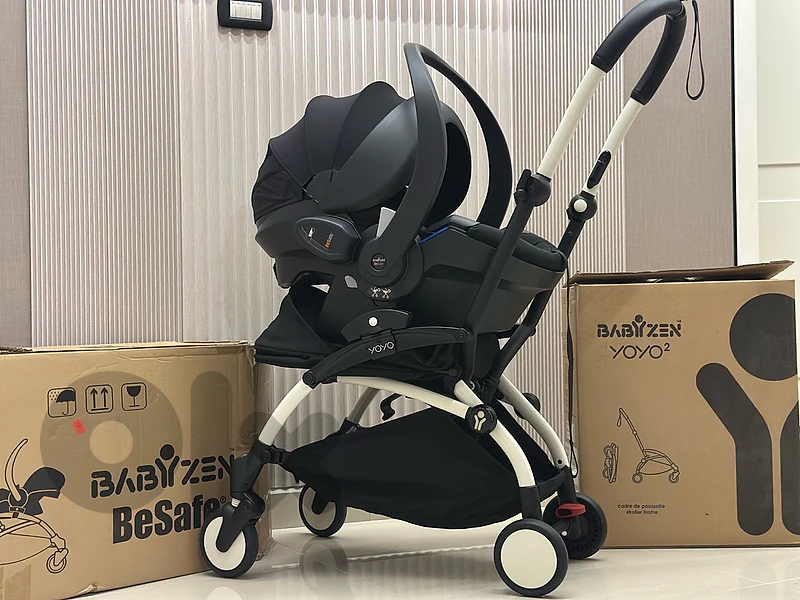yoyo 2 stroller, carseat, newborn pack and all it’s accessories.