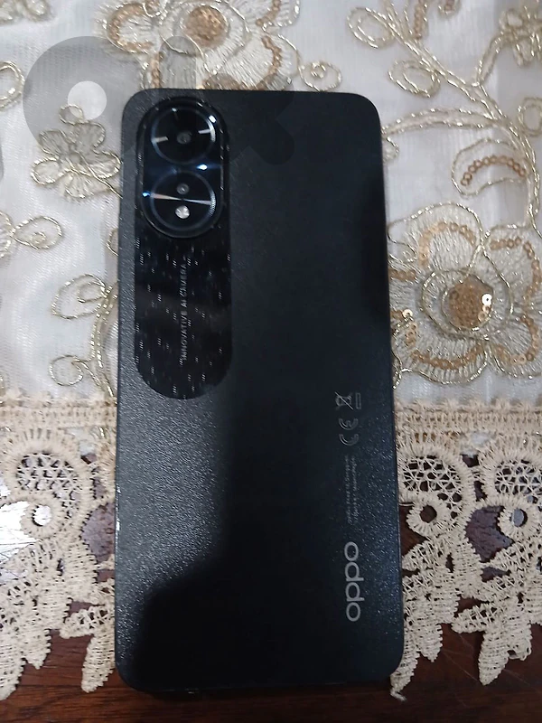 oppo a18 128gb 4gb ram, used. black, screen not cracked.