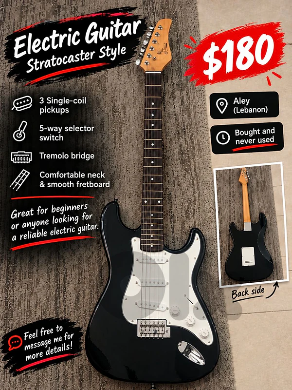 NEVER USED  ELECTRIC 🎸 FOR SALE❗️