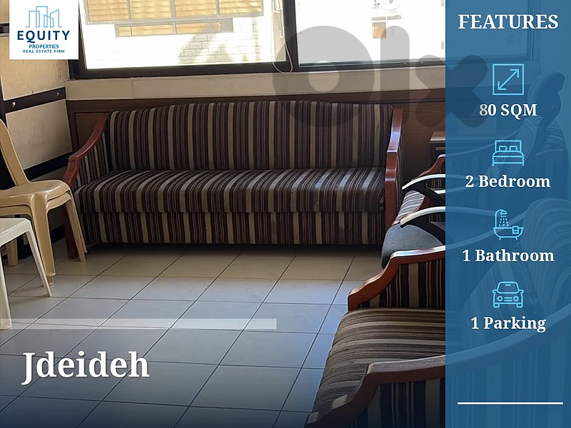 Furnished 80 SQM Apartment For Rent In Jdeideh #RH41745