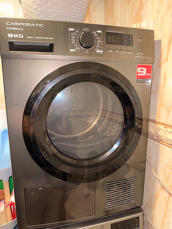 campomatic Dryer 9kg  heat pump dryer new used once