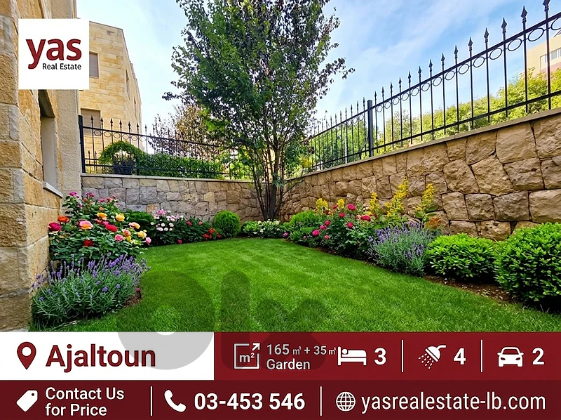 Ajaltoun 165m2 | 35m2 Garden |  Panoramic View | High End | TO