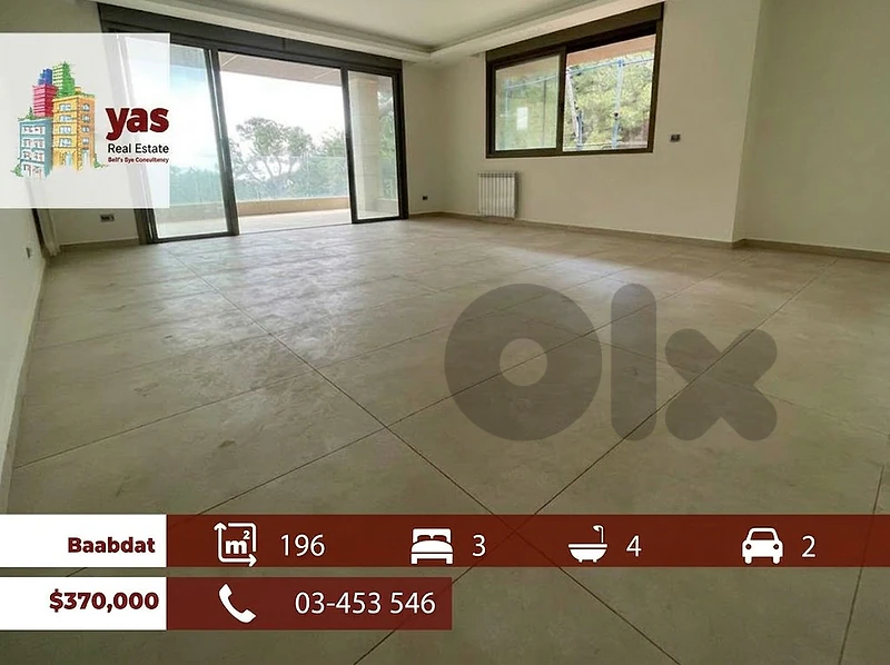 Baabdat 196m2 | Mountain View | Luxury | Quiet Street | TCH