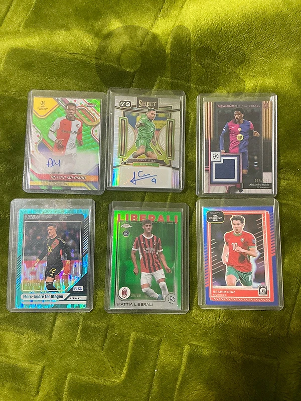steal auto patch and numbered topps panini