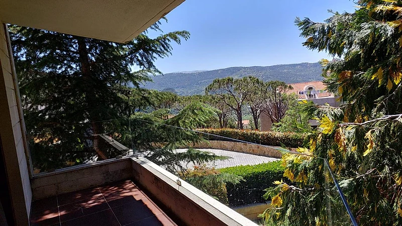 High End Land with Villa for sale in Baabdat Panoramic mountain view