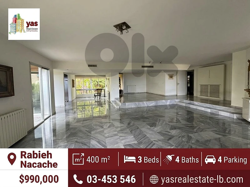 Rabieh/Naccache 400m2 | Astonishing View | Classy Area | TYT Rabieh/Naccache 400m2 | Astonishing View | Classy Area | TYT