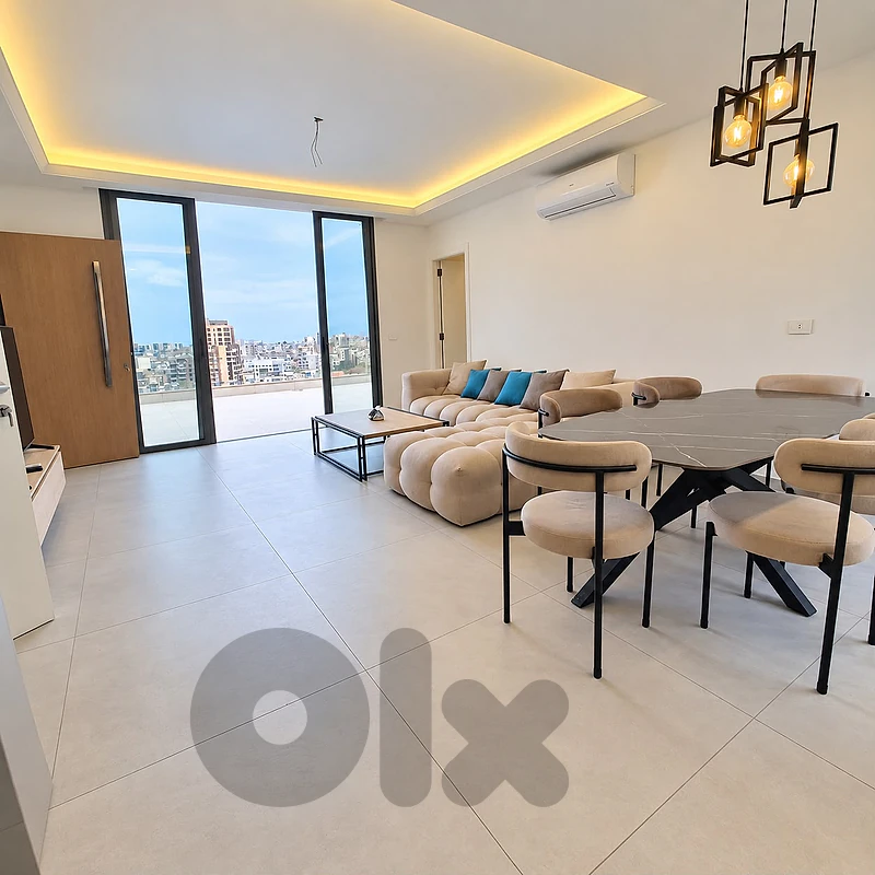 Fully Furnished Apartment with Spacious Terrace for Rent in Sin El Fil