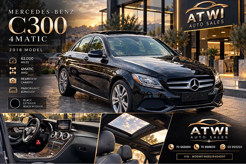 Mercedes-Benz C-Class 2018 - 4 matic