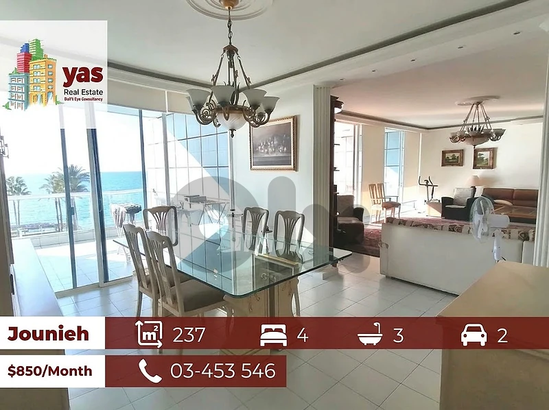 Jounieh/Maameltein 237m2 | Rent|Furnished Chalet | Panoramic View | IV