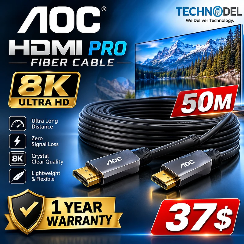 AOC HDMI  50M 8K FIBER CABLE