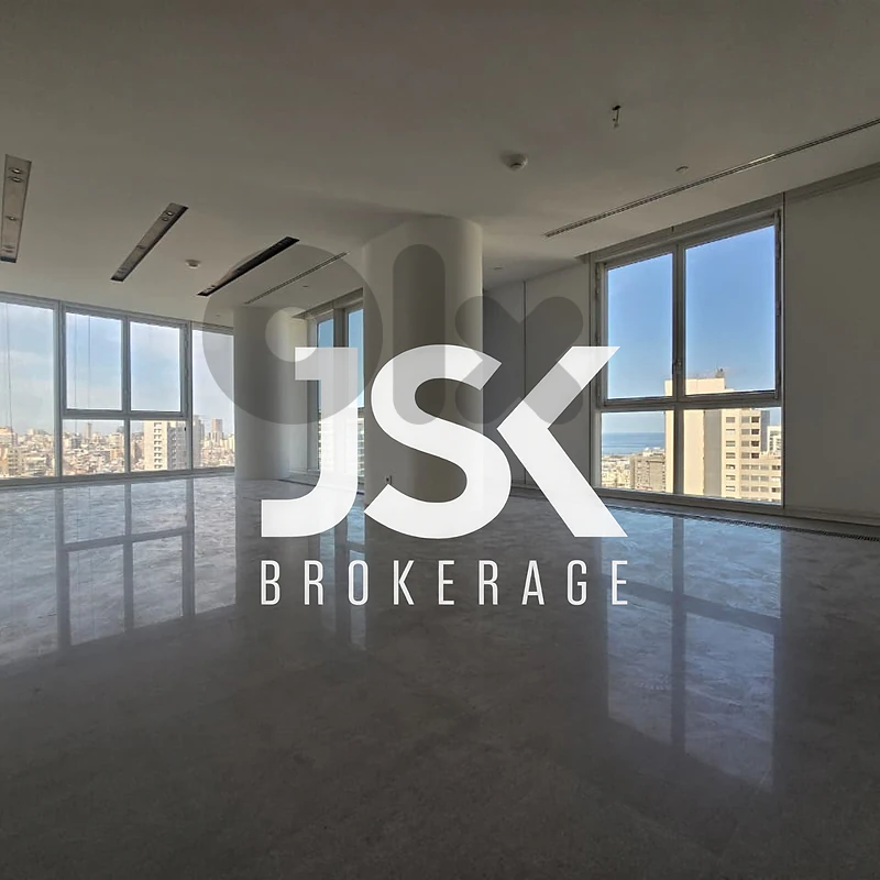 L23204 Apartment with Panoramic View For Sale in Achrafieh, Sodeco