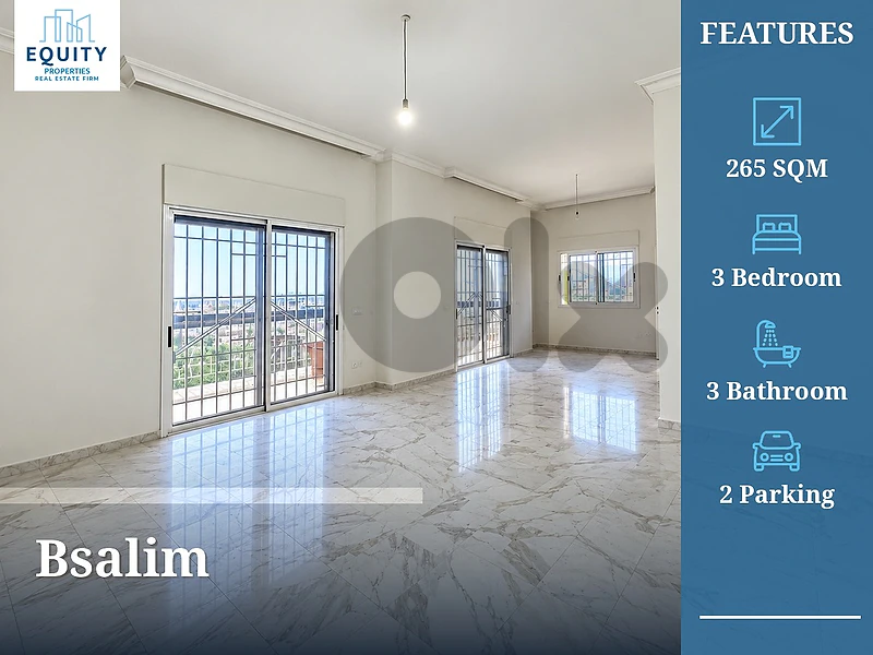 265 SQM Apartment For Rent In Bsalim #MZ43150