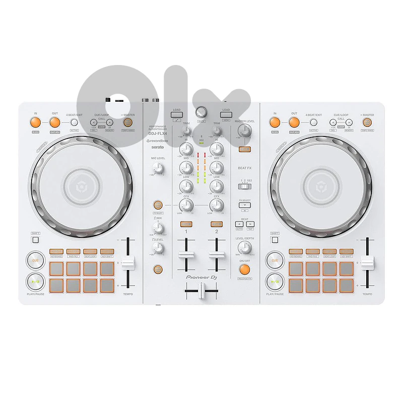 Pioneer DJ DDJ-FLX4-W 2-Channel DJ Controller, White