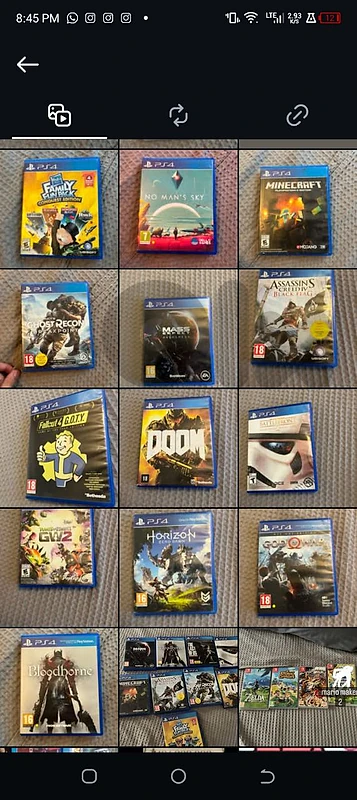 PS4 and Nintendo switch cds
