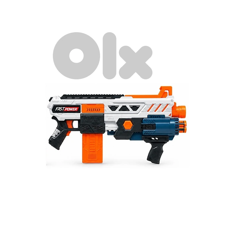 Kids 2-in-1 Power Blaster with Light & Sound Effects - مسدس للأطفال