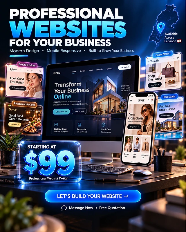 ⭐ Professional Website Design & Development – Starting $99