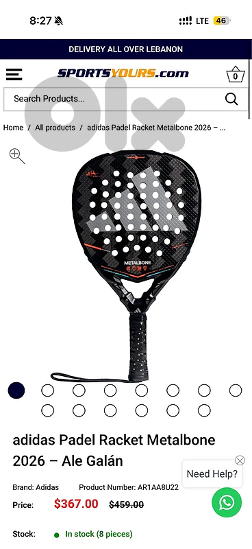 2 Adidas Padel Rackets Metalbone 2026
