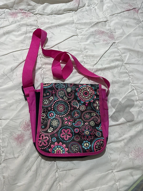 Kids Colorful Paisley Crossbody / Shoulder Bag (Used)