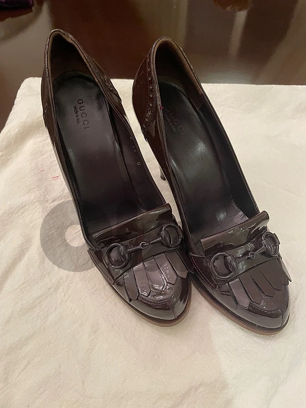 Gucci Vintage Brown Heels