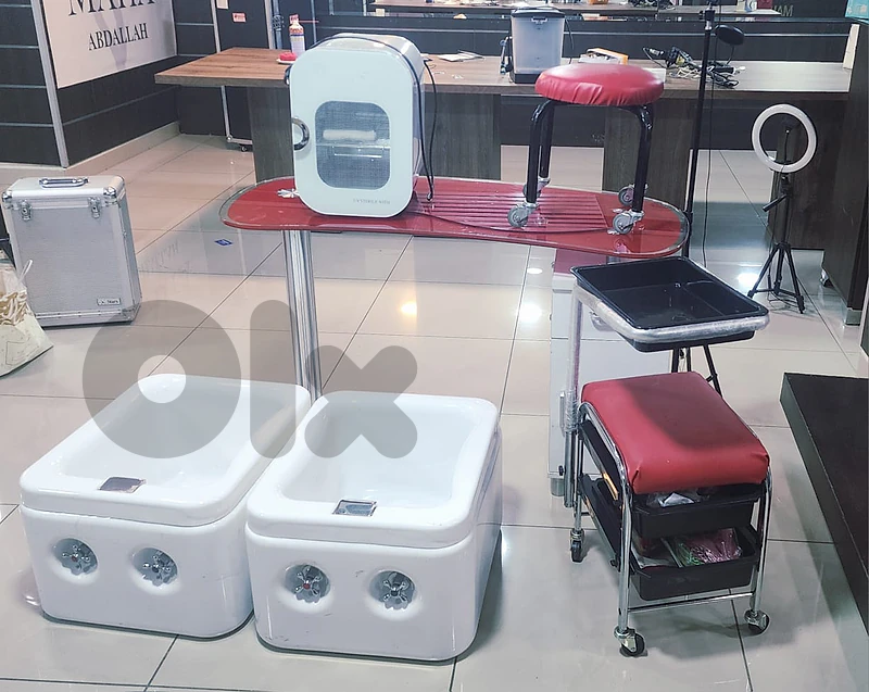 Complete Manicure & Pedicure Station for Sale – Full Set