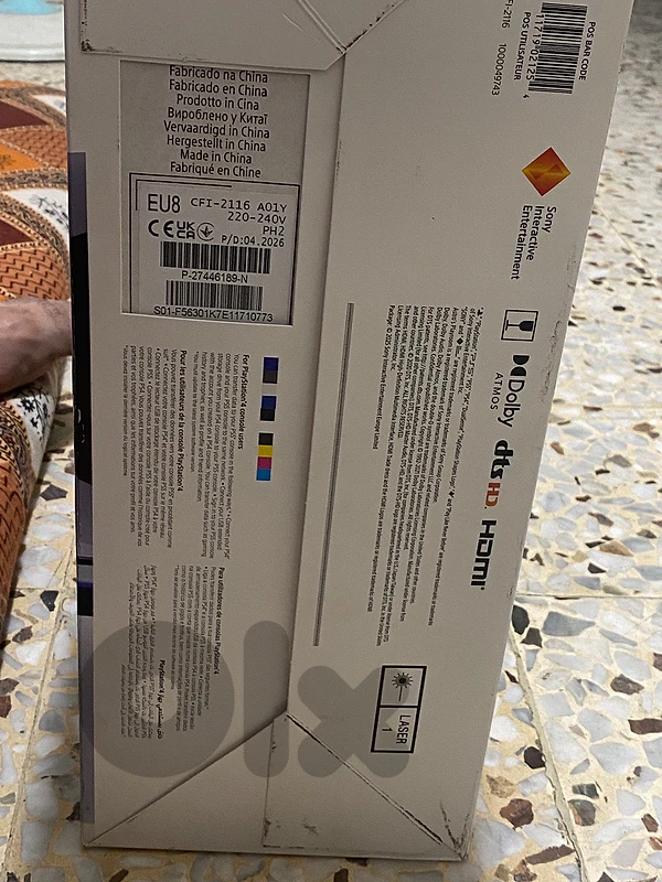 ps5 slim 1TB Disc جديدة بالكرتوته
