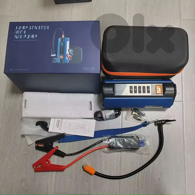 Portable Air pump 150psi  + jumpstarter + powerbank All in one🔥🔥
