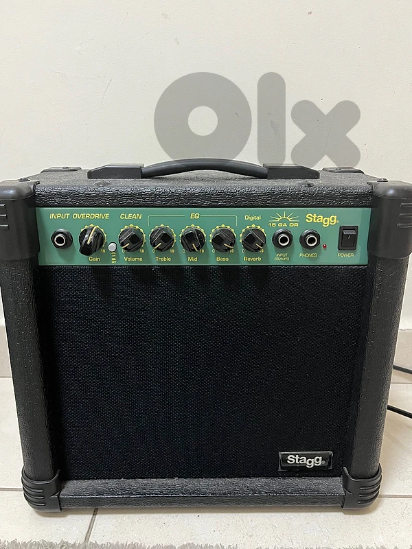 Amplifier for electric guitar