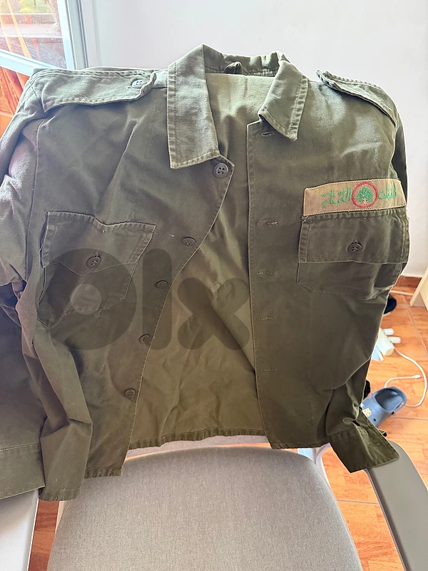 Lebanese Forces Jacket worn in battlefield Lebanese Forces Jacket worn in battlefield