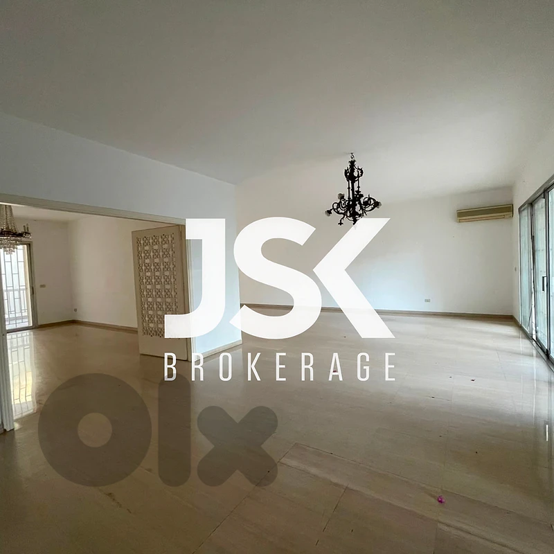 L23216 Spacious Apartment For Rent in Ain al-Mraiseh, Ras Beirut
