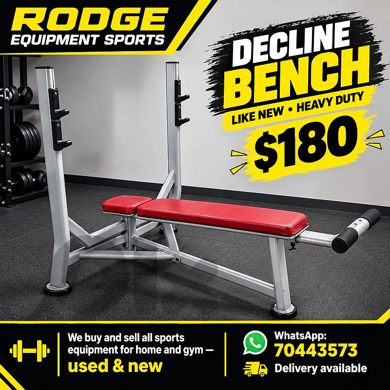 Dicline benche like new heavy duty