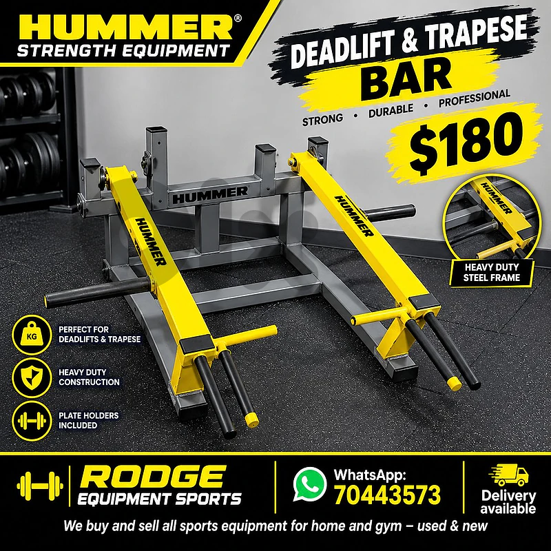 Hummer for deadlift and trapese like new