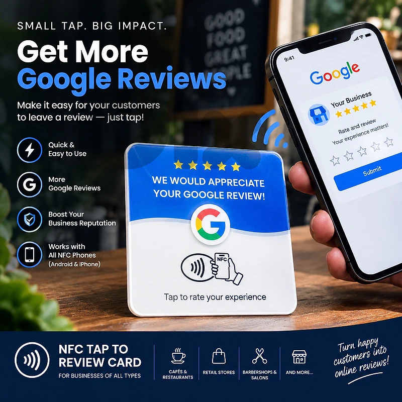 nfc google review card