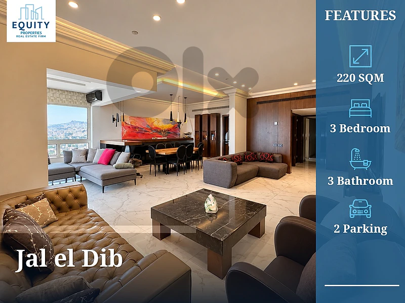 220 SQM Apartment For Rent In Jal el Dib #MZ43896