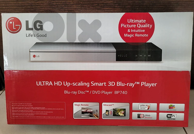LG Ultra HD Smart BluRay Player
