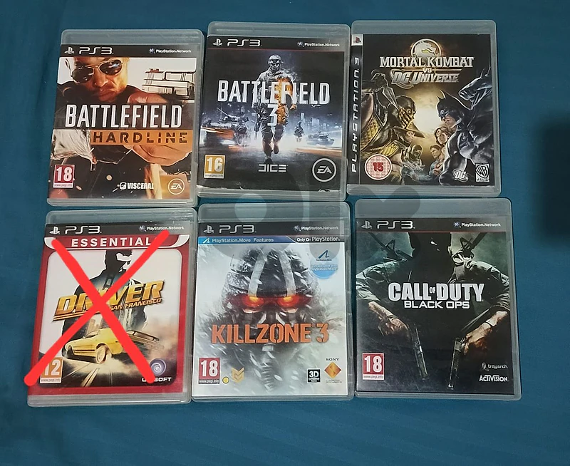 PS3 games barely used