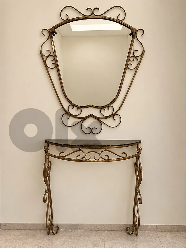 fer forge mirror