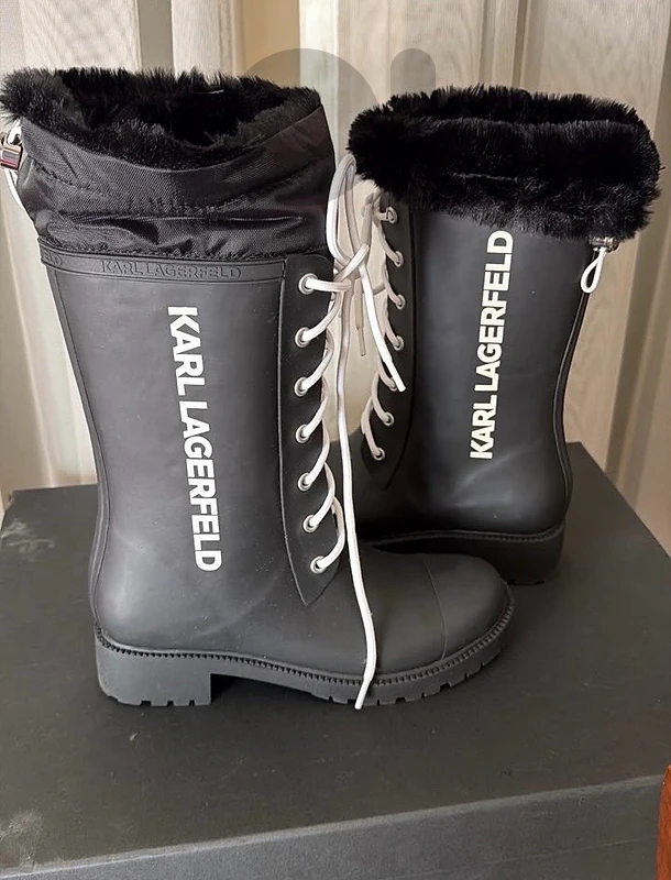 karllegerfeld boots brand new size : 38 us